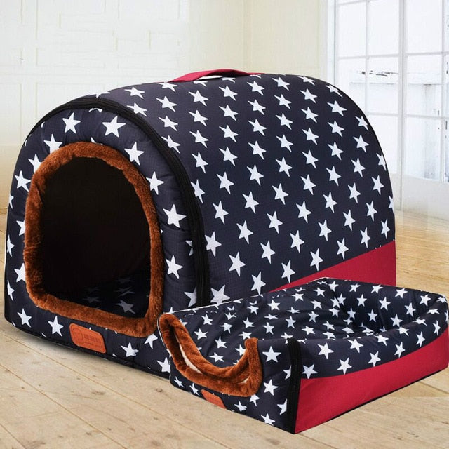 Pet Big Dog House Fully Washable